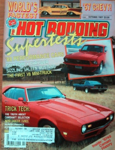 POPULAR HOT RODDING 1987 OCT - SALEEN MUSTANG, VANDERGRIFF